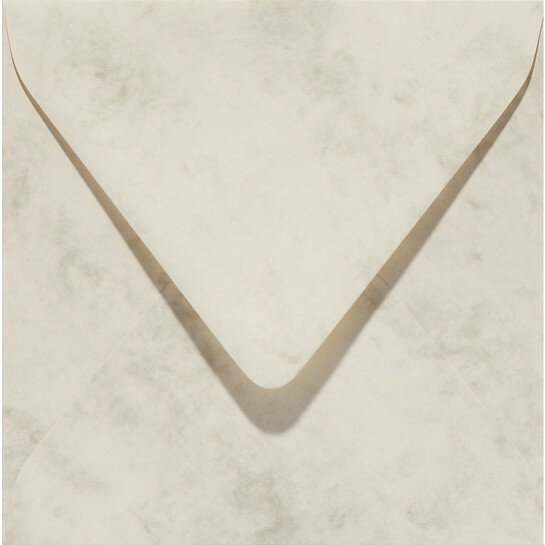 (No. 30362) 6x envelop Marble 140x140mm ivoor 90 grams 