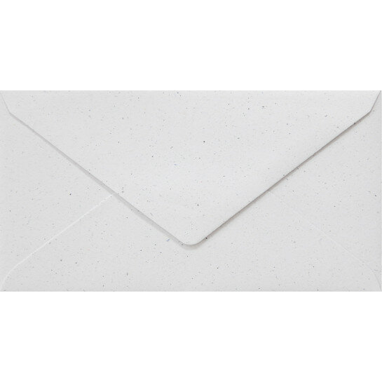 (No. 305321) 6x envelop 110x220mm- DL Recycled Kraft Wit 90 grams (FSC Recycled Credit)