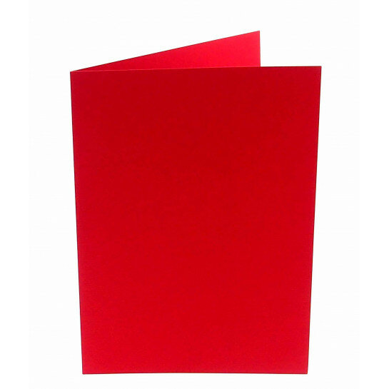 (No. 206918) 50x kaart dubbel staand Original 148x210mmA5 rood 200 grams (FSC Mix Credit) 