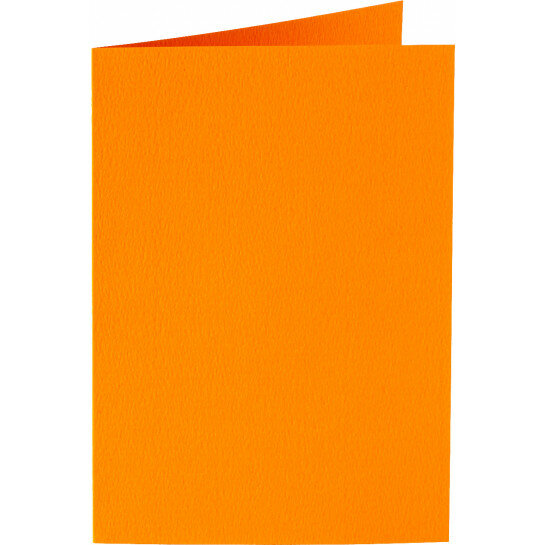 (No. 206911) 50x kaart dubbel staand Original 148x210mmA5 oranje 200 grams (FSC Mix Credit) 