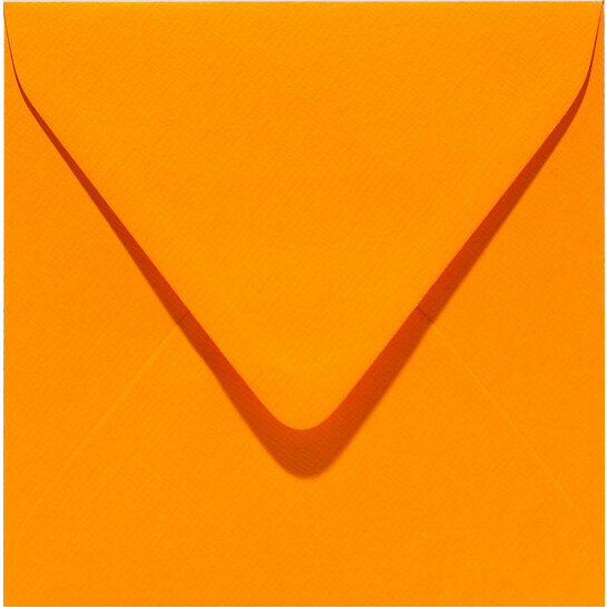 (No. 240911) 50x envelop 160x160mm Original oranje 105 grams (FSC Mix Credit) 