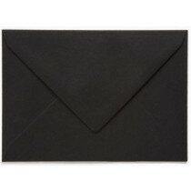 (No. 237324) 50x envelop C6 recycled kraft zwart 114 x 162 mm - 100 grams (FSC Recycled Credit)