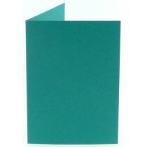 (No. 222966) 50x kaart dubbel staand Original 105x148mm A6 turquoise 200 grams (FSC Mix Credit)