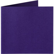 (No. 260968) 50x kaart dubbel Original 132x132mm violetta 200 grams