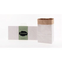 (No. 82108) Set a 6 XS Paperbag Blanco
