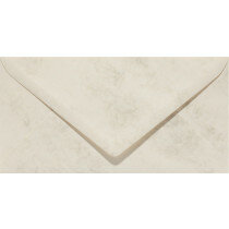 (No. 23862) 50x envelop Marble 110x220mm-DL ivoor 90 grams 
