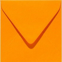 (No. 240911) 50x envelop 160x160mm Original oranje 105 grams (FSC Mix Credit) 