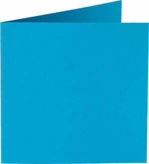 (No. 329949) 6x kaart dubbel staand Original 120x132mm hemelsblauw 200 grams (FSC Mix Credit) 