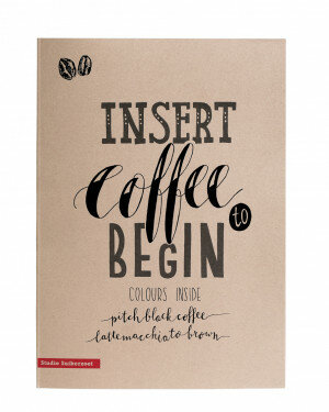 (No. 215856) Blackblok "Insert Coffee to Begin" (2 coloured blok)