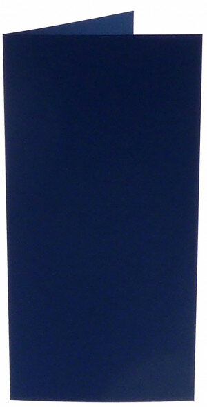 (No. 312969) 6x kaart dubbel staand Original 105x210mm EA5/6 marineblauw 200 grams (FSC Mix Credit)
