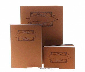 (No. 890900) Actiepakket Handletterbloks A4/A5/A6 + witte Gellypen