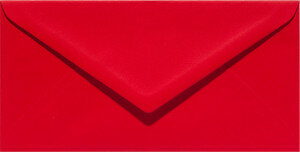 (No. 238918) 50x envelop 110x220mm-DL Original rood 105 grams (FSC Mix Credit) 