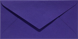 (No. 238905) 50x envelop 110x220mm-DL Original donkerpaars 105 grams (FSC Mix Credit) OP=OP