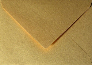 (No. 263339) 50x envelop Original Metallic 125x140mm Gold Pearl 120 grams (FSC Mix Credit) 
