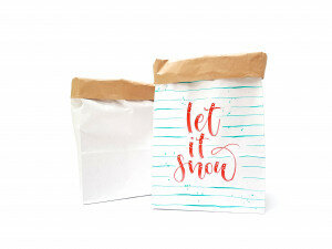 (No. 82107) Set a 2 Small Paperbag Blanco designed by Carla Kamphuis