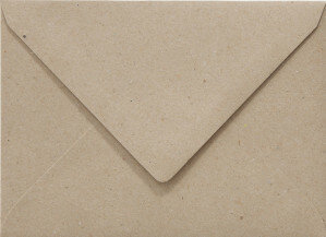 (No. 263322) 50x envelop Original 125x140mm recycled grijs 100 grams (FSC Recycled 100%)