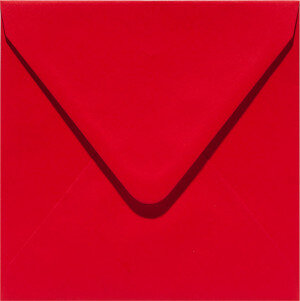 (No. 303918) 6x envelop Original 140x140mm rood 105 grams (FSC Mix Credit) 