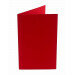(No. 222918) 50x kaart dubbel staand 105x148mm- A6 rood 200 grams (FSC Mix Credit) 