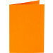 (No. 309911) 6x kaart dubbel staand Original 105x148mmA6 oranje 200 grams (FSC Mix Credit) 