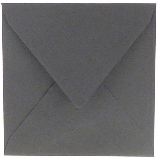 (No. 303971) 6x Umschlag Original - 140x140mm dunkelgrau 105 Gramm (FSC Mix Credit)