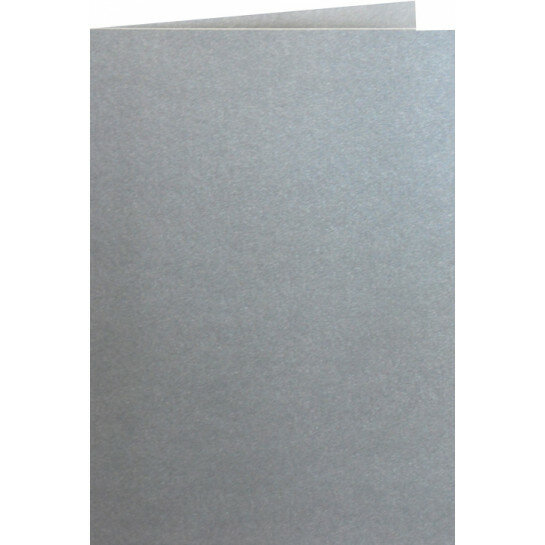 (No. 222334) 50x Doppelkarte stehend Original Metallic 105x148mm-A6 Metallic 250 Gramm 