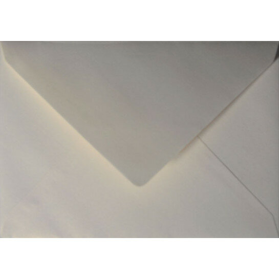 (No. 302331) 6x Umschlag Original Metallic 114x162m-C6 Ivory 120 Gramm 