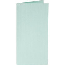 (No. 220917) 50x Doppelkarte stehend gefaltet 105x210mm Original meeresgrün 200 Gramm 