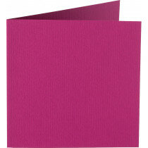 (No. 310913) 6x Doppelkarte quadratisch gefaltet 132x132mm Original purpurrot 200 Gramm (FSC Mix Credit) 