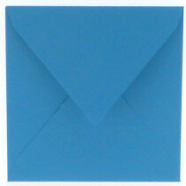(No. 304965) 6x Umschlag 160x160mm Original kornkornblau 105 Gramm (FSC Mix Credit)