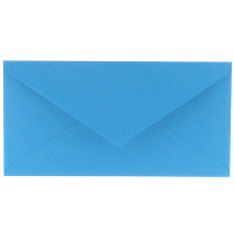 (No. 238965) 50x Umschlag 110x220mm DL Original kornkornblau 105 Gramm (FSC Mix Credit