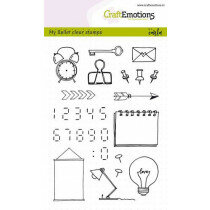 (No. 130501/1753) CraftEmotions clearstamps A6 - My Bullet clear stamps - Carla Kamphuis