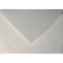 (No. 241330) 50x Umschlag Original Metallic 125x180mmB6 Pearlwhite 120 Gramm (FSC Mix Credit) 