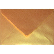 (No. 237339) 50x Umschlag Original Metallic 114x162mC6 Gold Pearl 120 Gramm (FSC Mix Credit) 