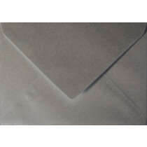 (No. 237340) 50x Umschlag Original Metallic 114x162m-C6 Platinum Pearl 120 Gramm (FSC Mix Credit) 
