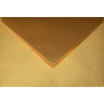 (No. 241333) 25x Umschlag Original Metallic 125x180mmB6 Super Gold 120 Gramm (FSC Mix Credit) 