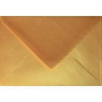 (No. 241339) 50x Umschlag Original Metallic 125x180mmB6 Gold pearl 120 Gramm (FSC Mix Credit) 