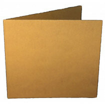 (No. 265333) 25x Doppelkarte Original Metallic 120x132mm Super Gold 200 Gramm (FSC Mix Credit) 