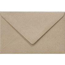 (No. 240322) 50x Umschlag quadratisch 160x160mm Recycled grau 100 Gramm (FSC Recycled 100%)