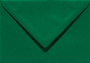(No. 328950) 6x Umschlag 125x140mm Original dunkelgrün 105 Gramm (FSC Mix Credit) 