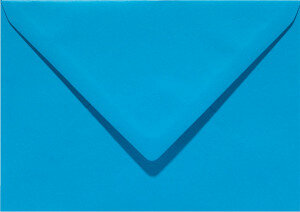 (No. 263949) 50x Umschlag 125x140mm Original himmelsblau 105 Gramm (FSC Mix Credit) 