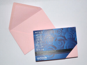 (No. 2378302) 25x Umschlag C6 114x162mm ToPrint rosa 120 Gramm (FSC Mix Credit) - AUSGEHEND -