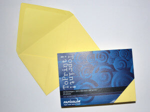 (No. 2378304) 25x Umschlag C6 114x162mm ToPrint medium yellow 120 Gramm (FSC Mix Credit) - AUSGEHEND-