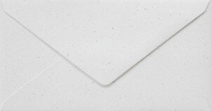 (No. 238321) 50x Umschlag 110x220mm- DL Recycled Kraft Weiss 90 Gramm (FSC Recycled Credit) 