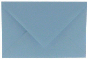 (No. 237964) 50x Umschlag 114x162mm C6 Original - hellblau 105 Gramm (FSC Mix Credit)