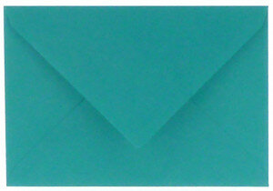 (No. 237966) 50x Umschlag 114x162mm C6 Original - turquoise 105 Gramm (FSC Mix Credit)