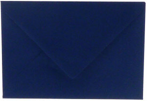 (No. 237969) 50x Umschlag 114x162mm C6 Original - marine blau 105 Gramm (FSC Mix Credit)