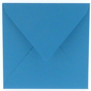 (No. 240965) 50x Umschlag 160x160mm Original kornkornblau 105 Gramm (FSC Mix Credit)