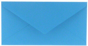 (No. 238965) 50x Umschlag 110x220mm DL Original kornkornblau 105 Gramm (FSC Mix Credit