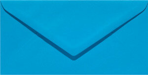 (No. 238949) 50x Umschlag DL 110x220mm Original himmelsblau 105 Gramm (FSC Mix Credit) 