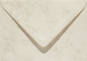 (No. 30262) 6x Umschlag C6 114x162mm Marble elfenbein 90 Gramm 